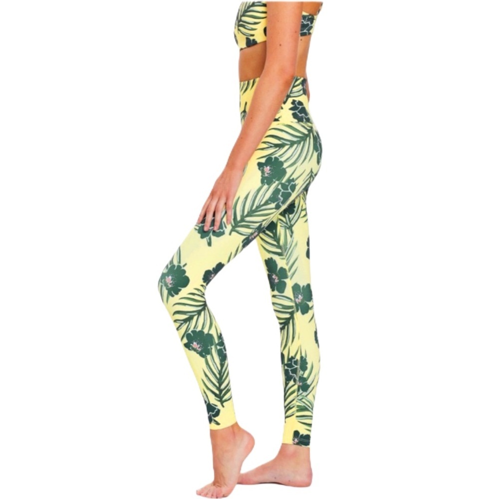Beyond Yoga Tropical Print Leggings